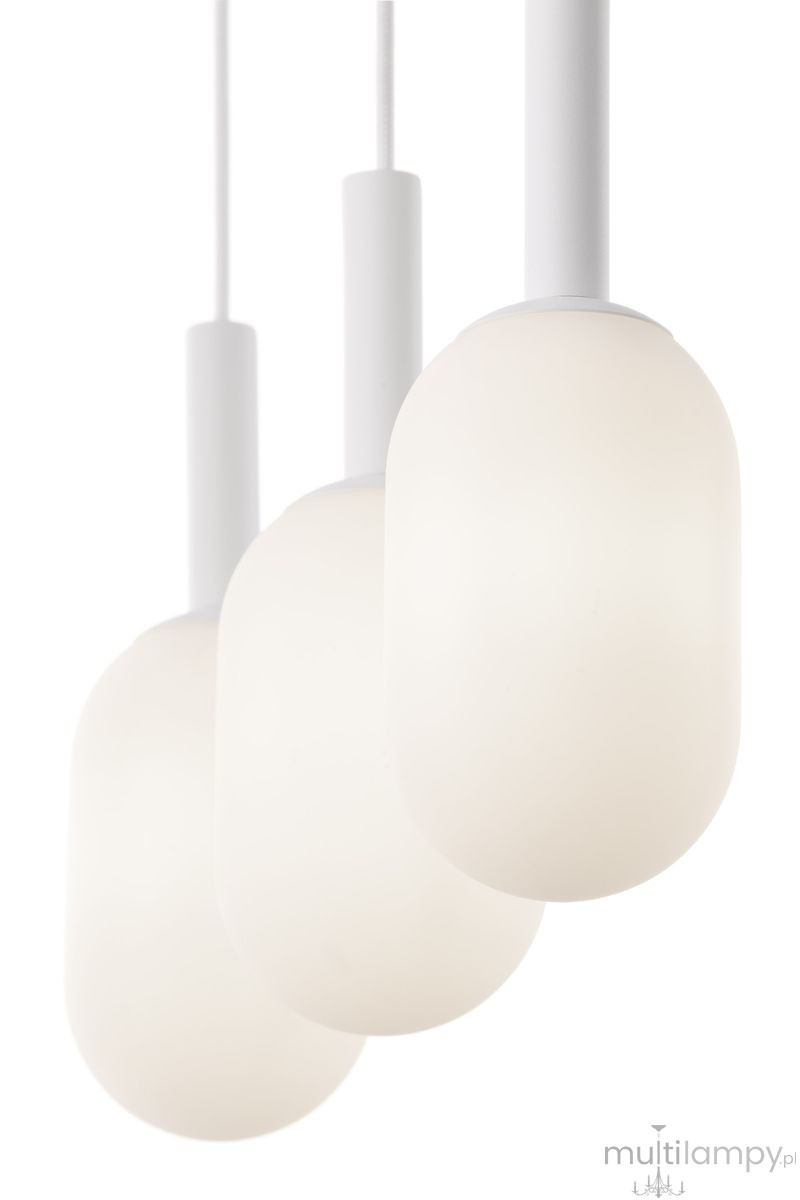 Pluum lampa wisząca 3xE14 biała 41851