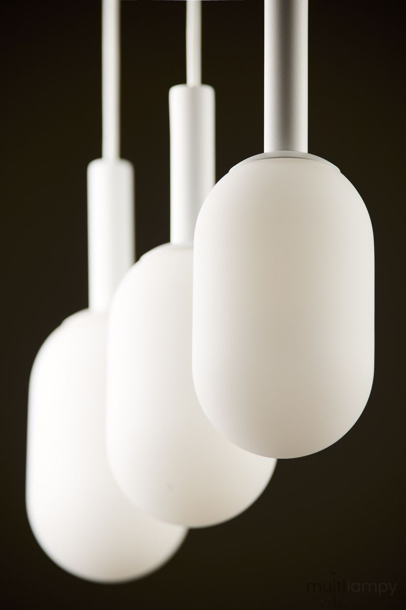 Pluum lampa wisząca 3xE14 biała 41851
