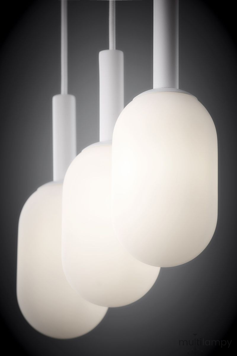 Pluum lampa wisząca 3xE14 biała 41851