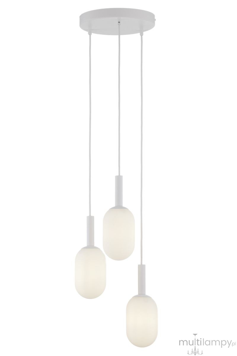 Pluum lampa wisząca 3xE14 biała 41852