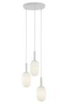 Pluum lampa wisząca 3xE14 biała 41852