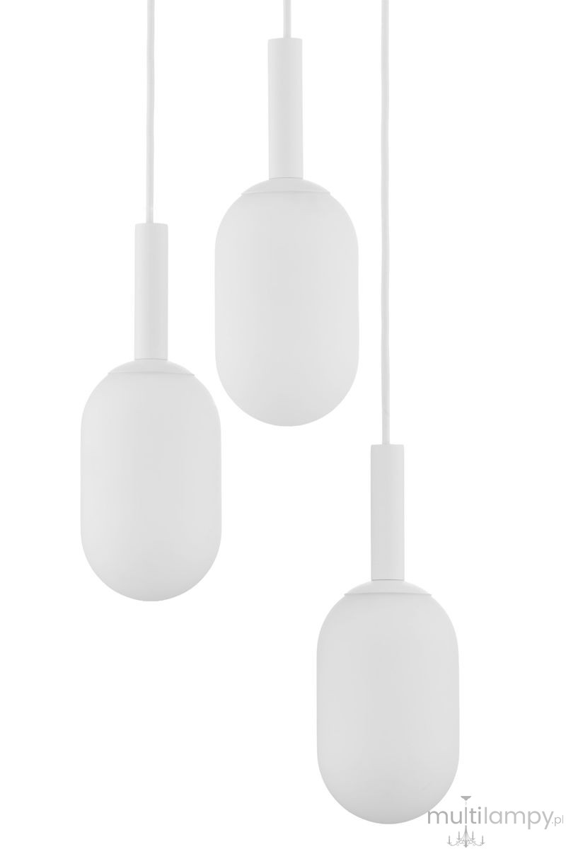 Pluum lampa wisząca 3xE14 biała 41852