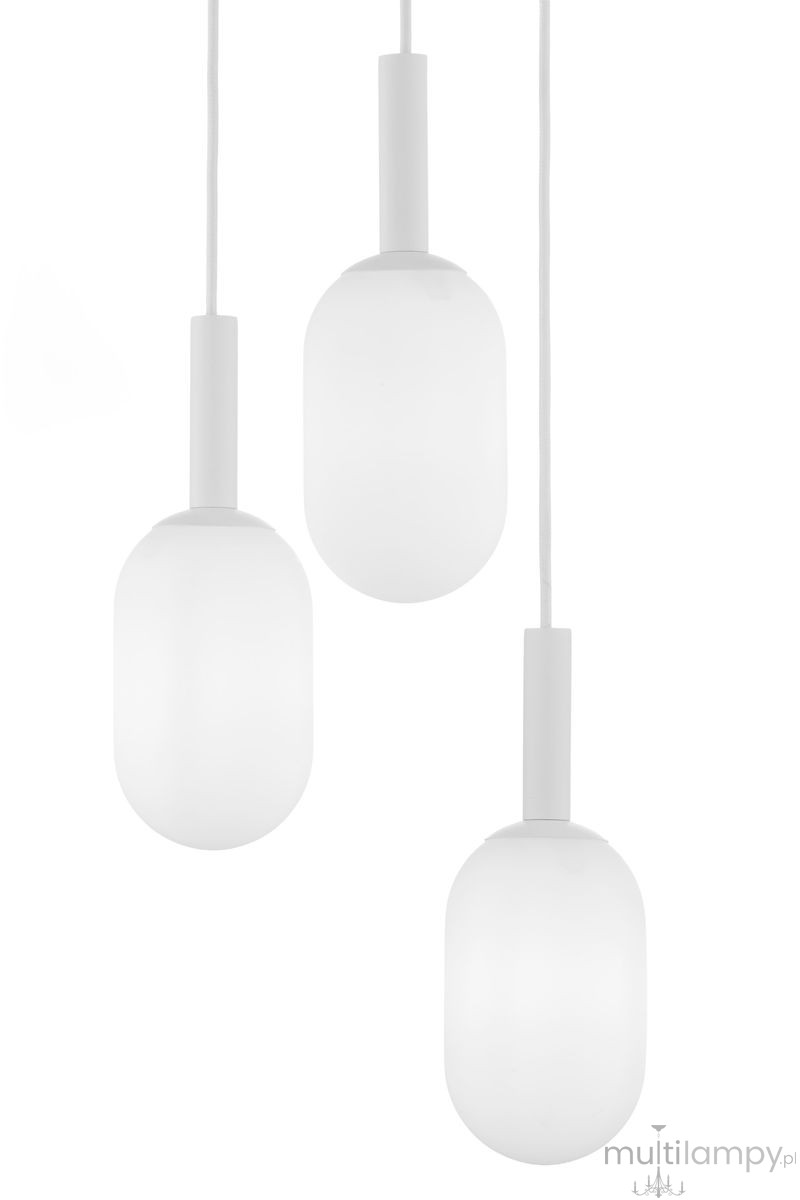 Pluum lampa wisząca 3xE14 biała 41852