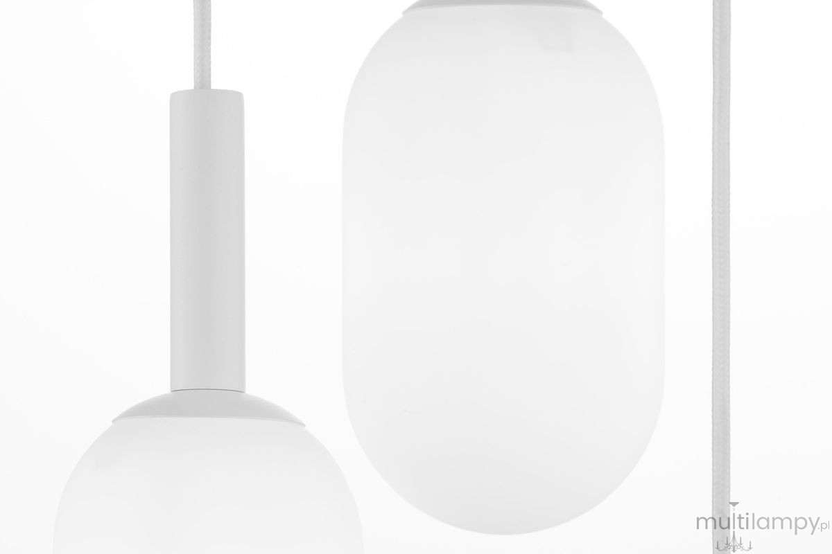 Pluum lampa wisząca 3xE14 biała 41852