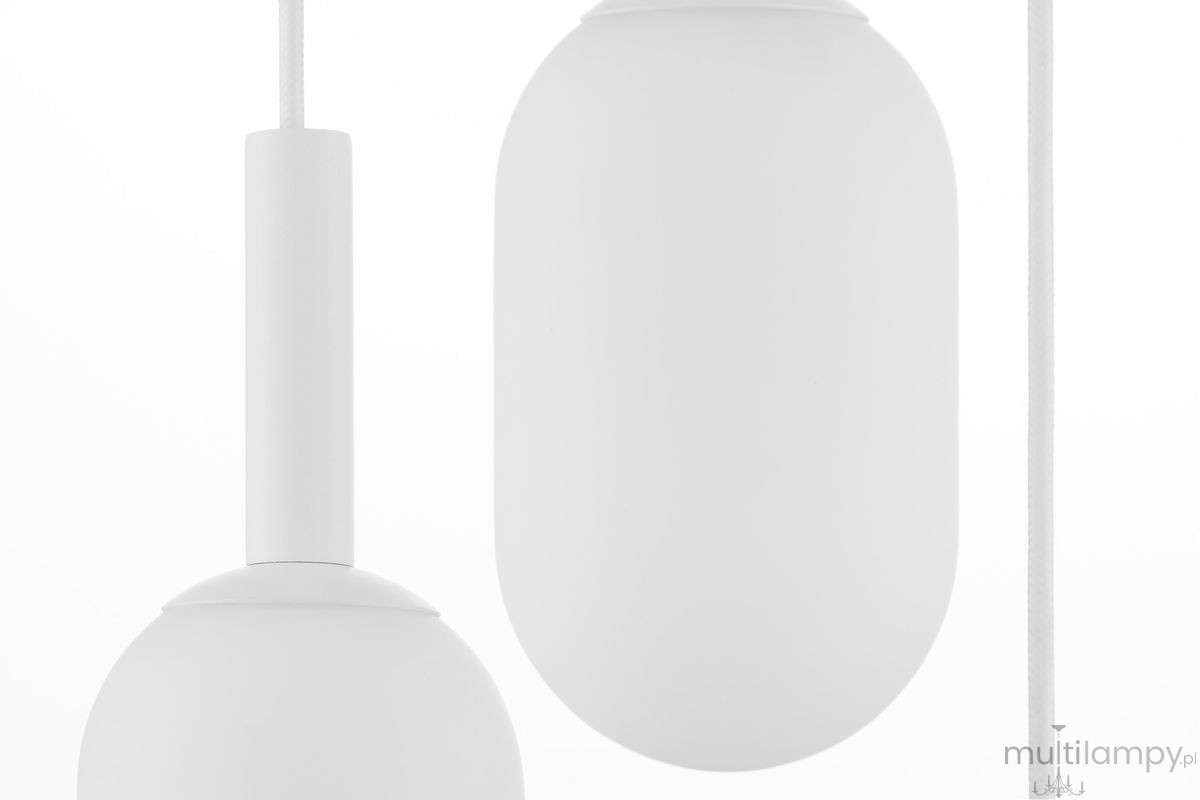 Pluum lampa wisząca 3xE14 biała 41852
