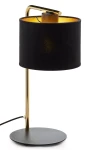 Ariel lampka stołowa 1xE27 złoty szczotkowany/czarny 41629