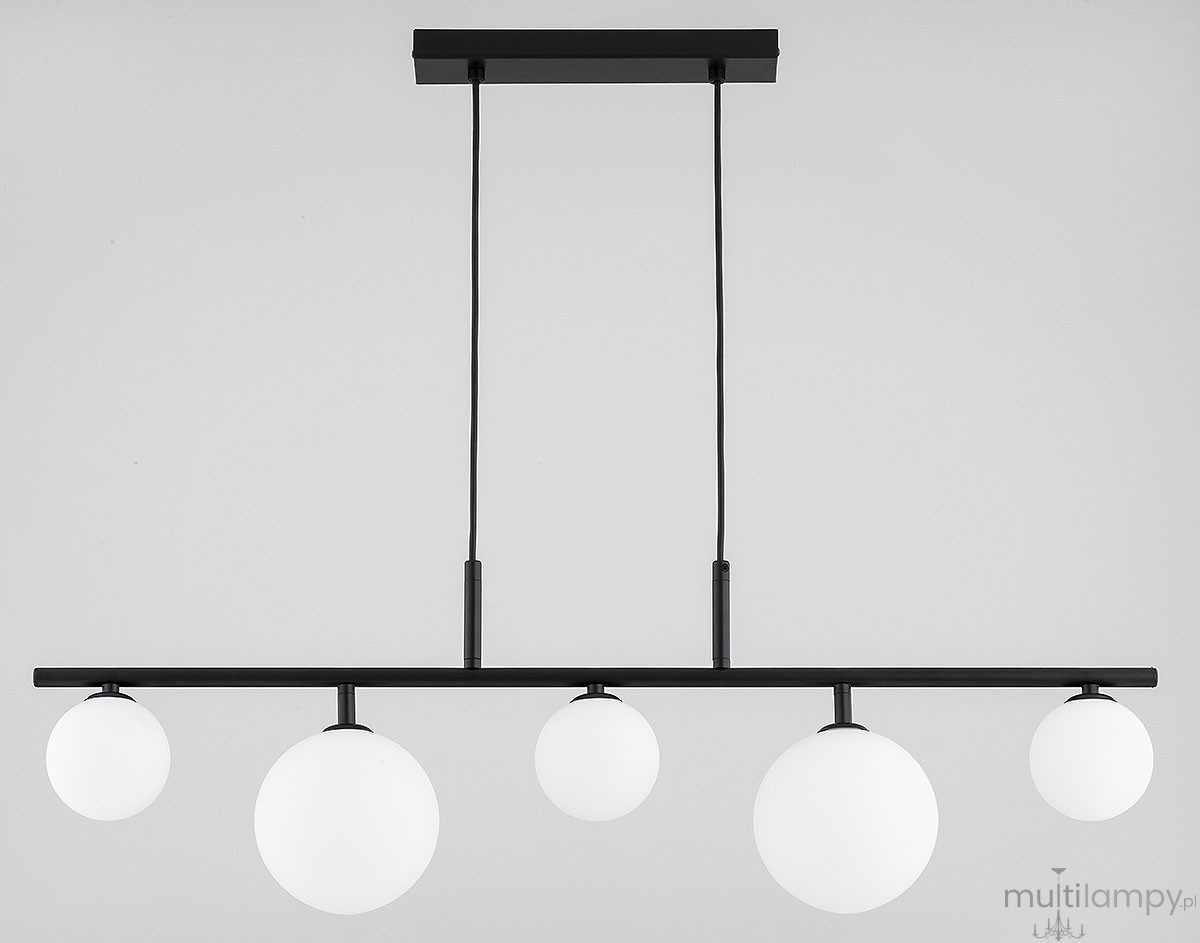 Dajmon II lampa wisząca 5xG9 czarna 63446