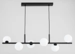 Dijon lampa wisząca 6xG9 czarna 63442