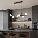 Dijon lampa wisząca 6xG9 czarna 63442