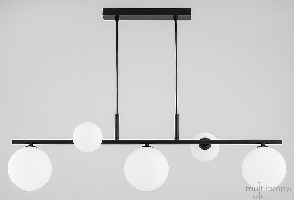 Dijon lampa wisząca 5xG9 czarna 63443