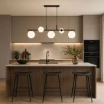 Dijon lampa wisząca 5xG9 czarna 63443