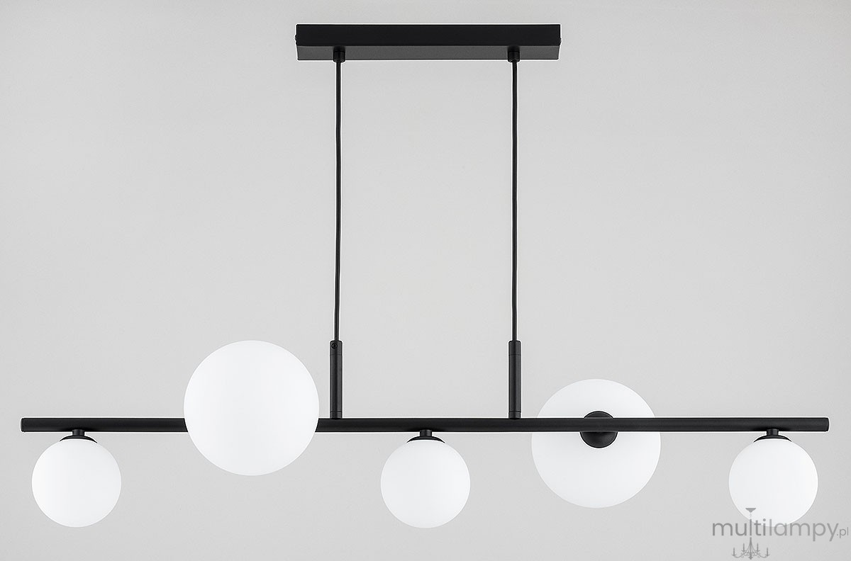 Dijon II lampa wisząca 5xG9 czarna 63444