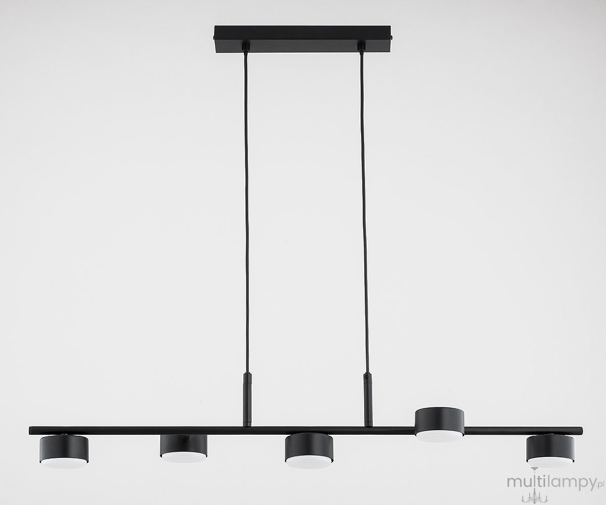 Enisec lampa wisząca 5xGX53 czarna 63460