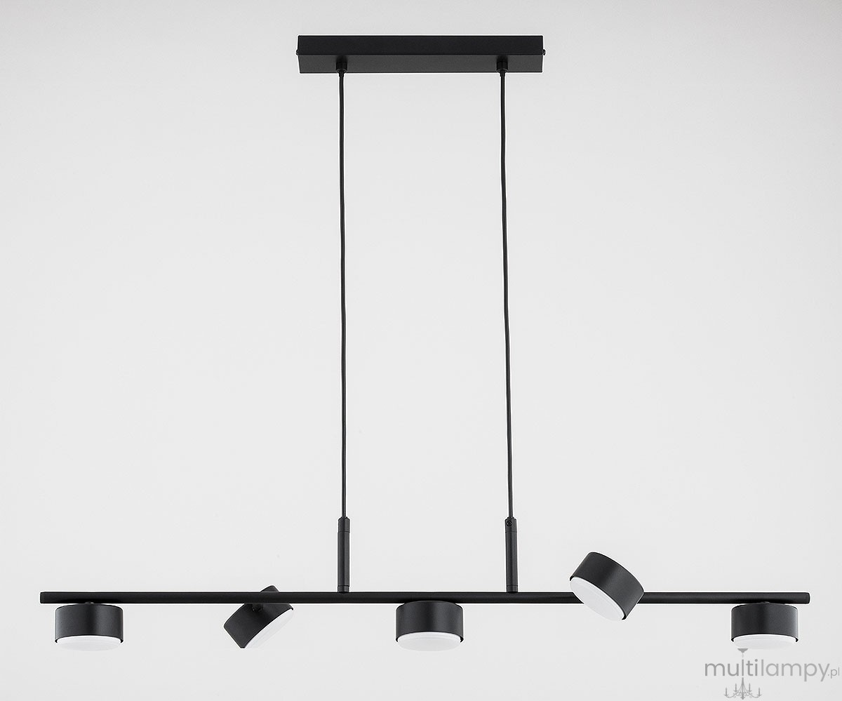 Enisec lampa wisząca 5xGX53 czarna 63460