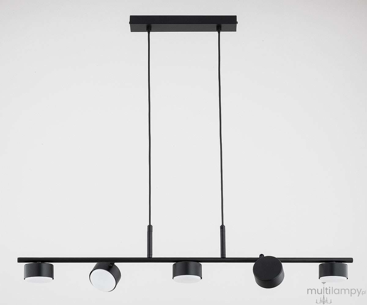 Enisec lampa wisząca 5xGX53 czarna 63460