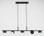 Enisec lampa wisząca 5xGX53 czarna 63460