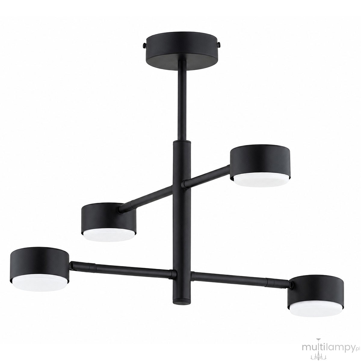 Letis II lampa sufitowa 4xGX53 czarna 63473