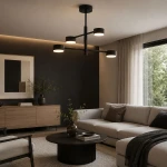 Letis II lampa sufitowa 4xGX53 czarna 63473