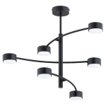 Letis Aro lampa sufitowa 6xGX53 czarna 63477