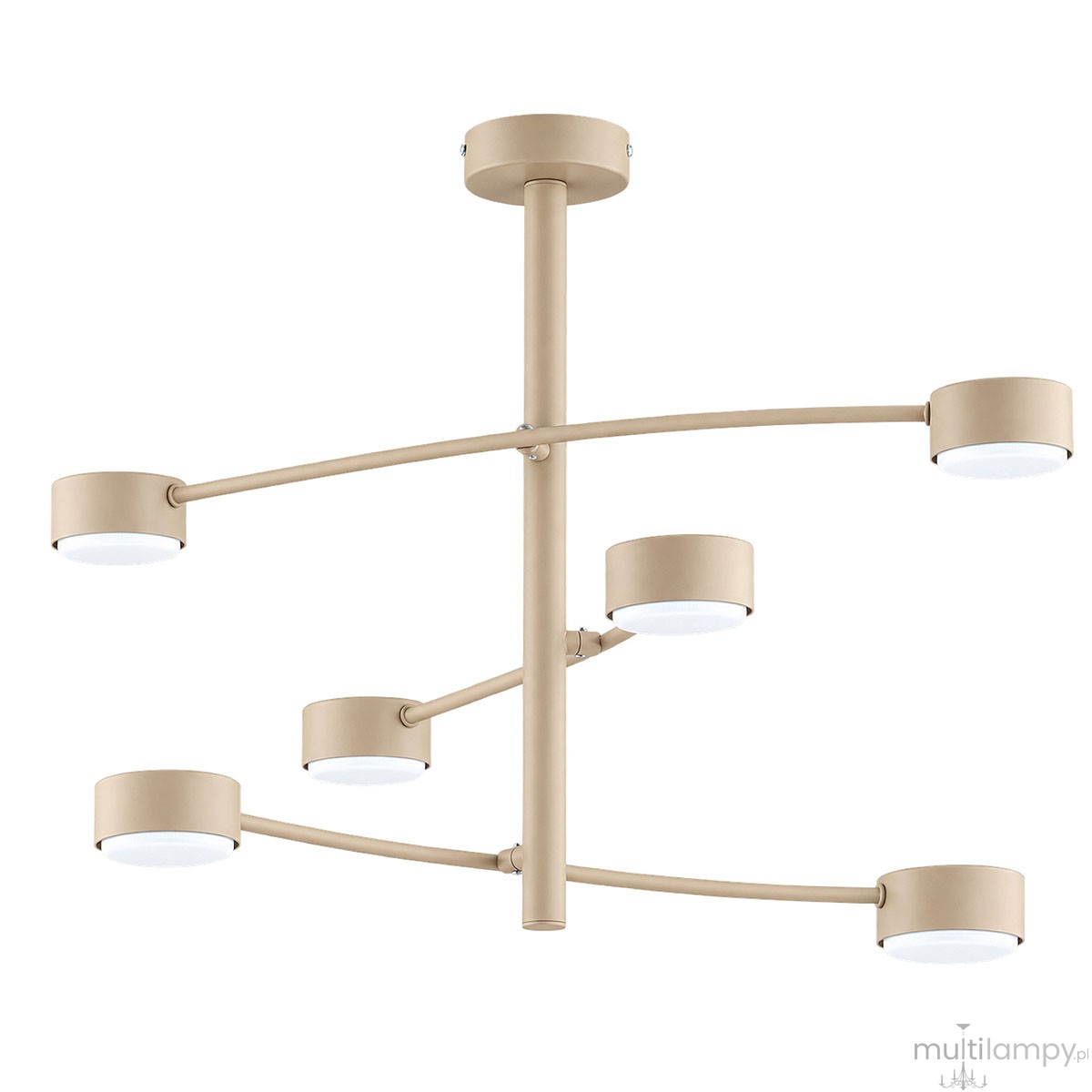 Letis Aro lampa sufitowa 6xGX53 beżowa 63482