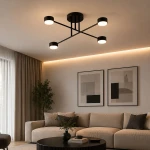 Fenix lampa sufitowa 4xGX53 czarna 63457