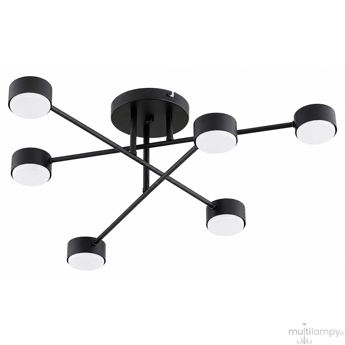Fenix lampa sufitowa 6xGX53 czarna 63458