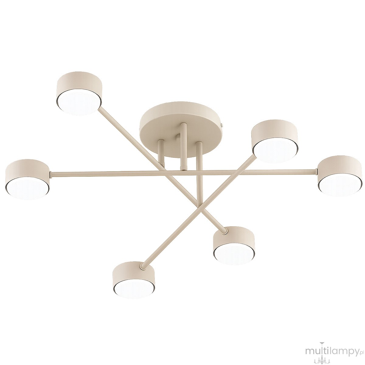 Fenix lampa sufitowa 6xGX53 beżowa 63476