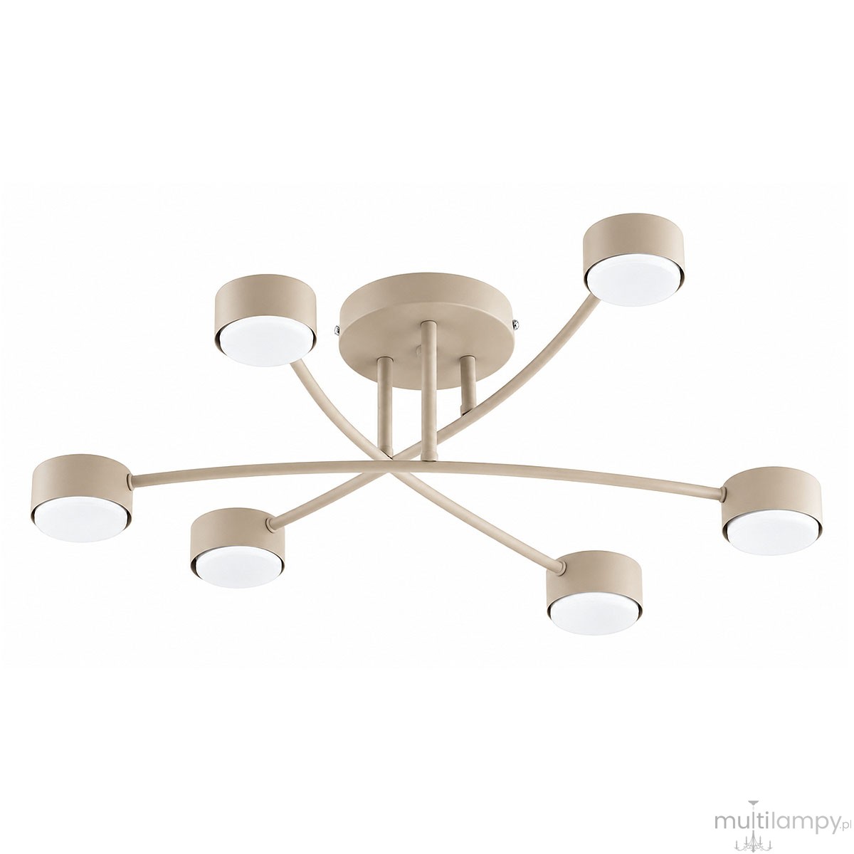Fenix Aro lampa sufitowa 6xGX53 beżowa 63474