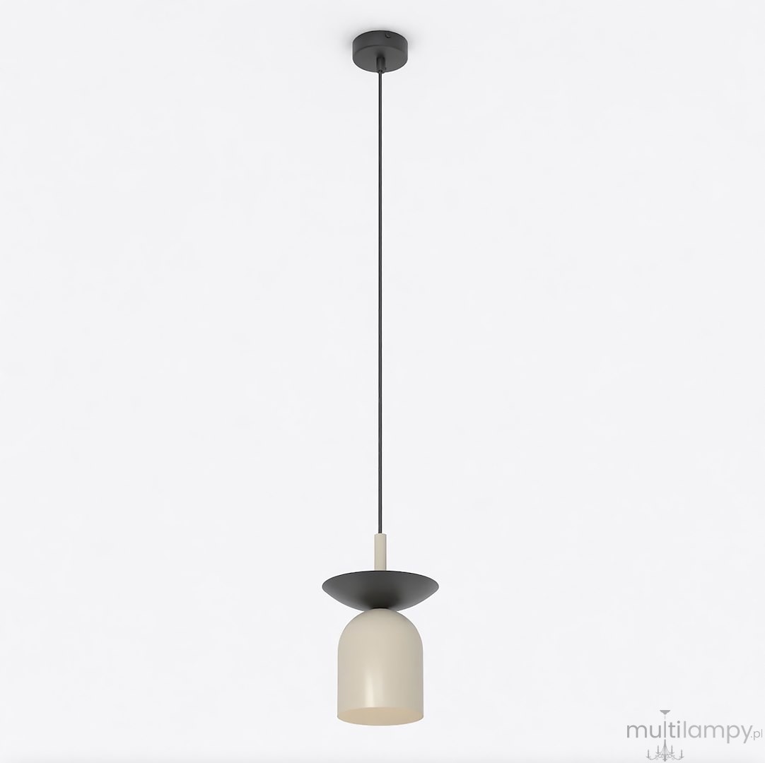 Ego lampa wisząca 1xE14 czarna/mokka 1612/1
