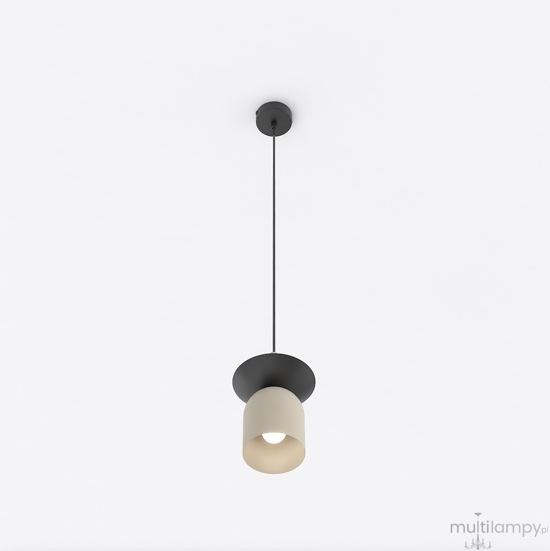 Ego lampa wisząca 1xE14 czarna/mokka 1612/1