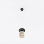 Ego lampa wisząca 1xE14 czarna/mokka 1612/1