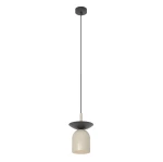 Ego lampa wisząca 1xE14 czarna/mokka 1612/1
