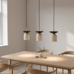 Ego lampa wisząca 3xE14 czarna/mokka 1612/3