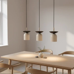 Ego lampa wisząca 3xE14 czarna/mokka 1612/3