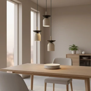 Ego lampa wisząca 3xE14 czarna/mokka 1612/3PREM