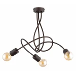 Colette lampa wisząca 3xE27 brązowa 62696