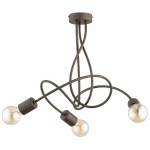 Colette lampa wisząca 3xE27 rdzawa 62697
