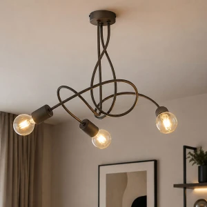 Colette lampa wisząca 3xE27 rdzawa 62697