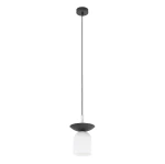 Ego lampa wisząca 1xE14 czarna/biały 1613/1