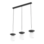 Ego lampa wisząca 3xE14 czarna/biały 1613/3