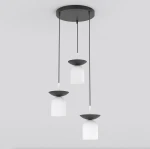 Ego lampa wisząca 3xE14 czarna/biały 1613/3PREM