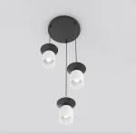Ego lampa wisząca 3xE14 czarna/biały 1613/3PREM