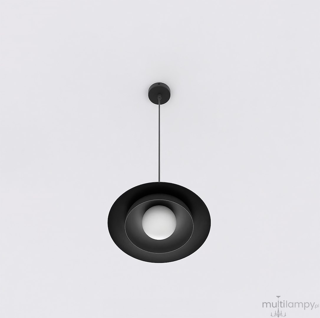 Skin lampa wisząca 1xG9 czarna 1603/1