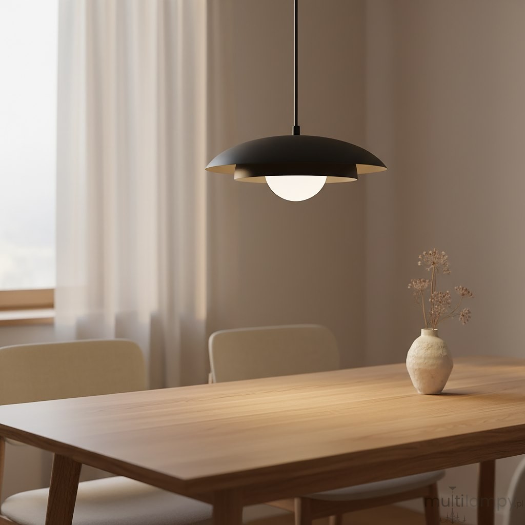 Skin lampa wisząca 1xG9 czarna 1603/1