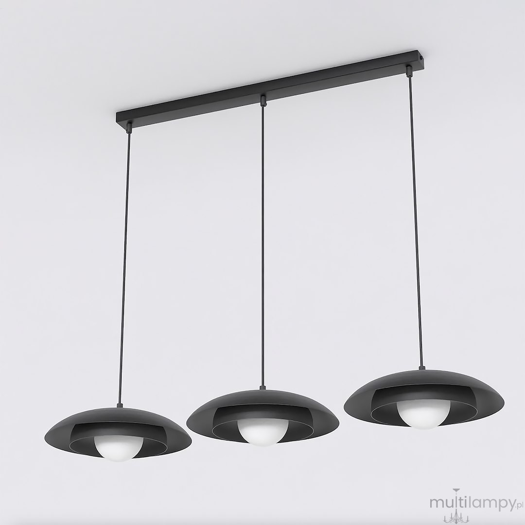 Skin lampa wisząca 3xG9 czarna 1603/3