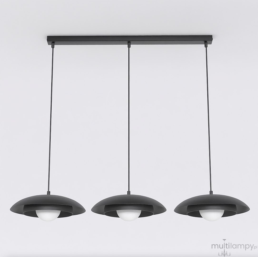 Skin lampa wisząca 3xG9 czarna 1603/3