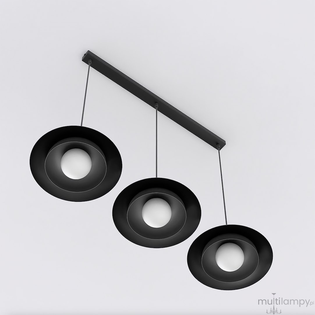 Skin lampa wisząca 3xG9 czarna 1603/3