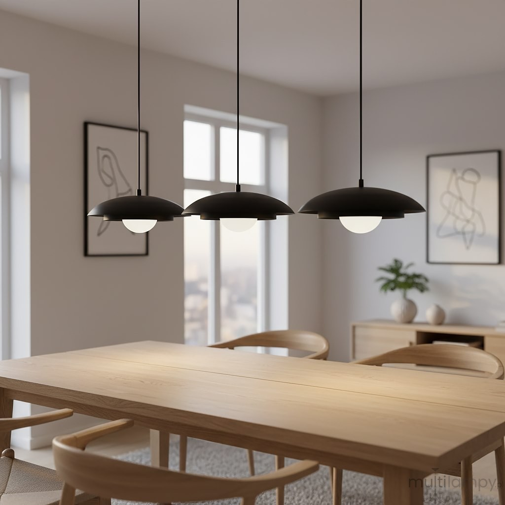 Skin lampa wisząca 3xG9 czarna 1603/3