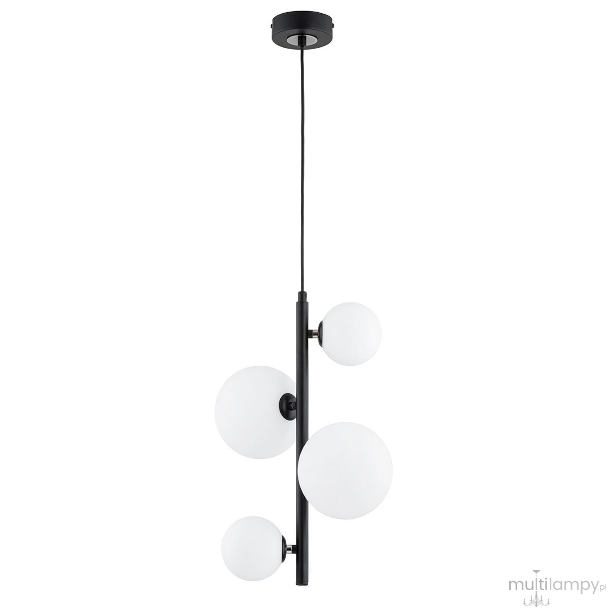 Anubi lampa wisząca 4xG9 czarna 63449