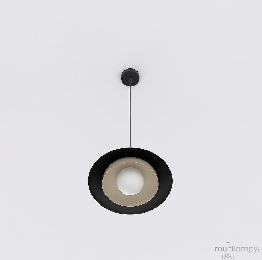 Skin lampa wisząca 1xG9 czarna/mokka 1604/1